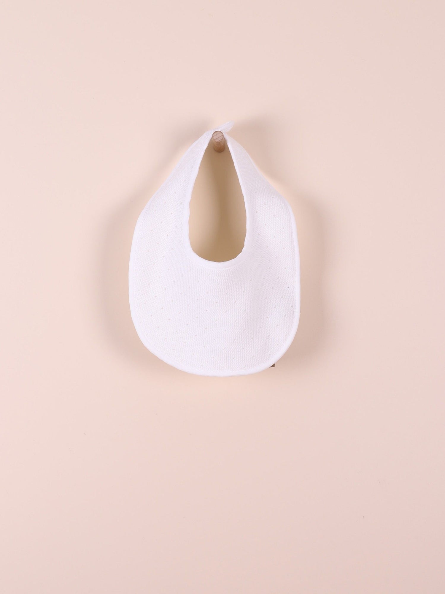 Bavette pour bébé tricoté en coton biologique