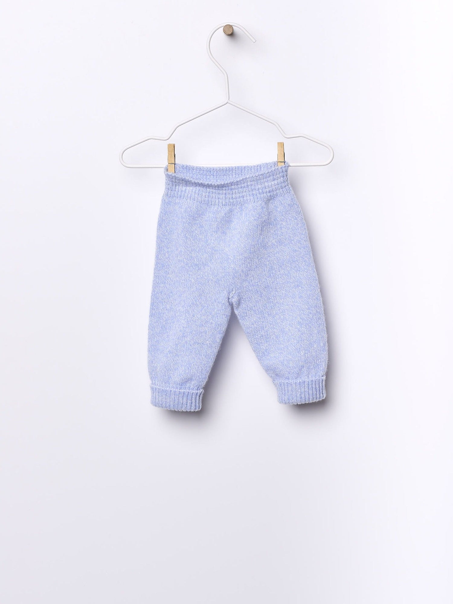 Pantalon tricoté en laine mérinos