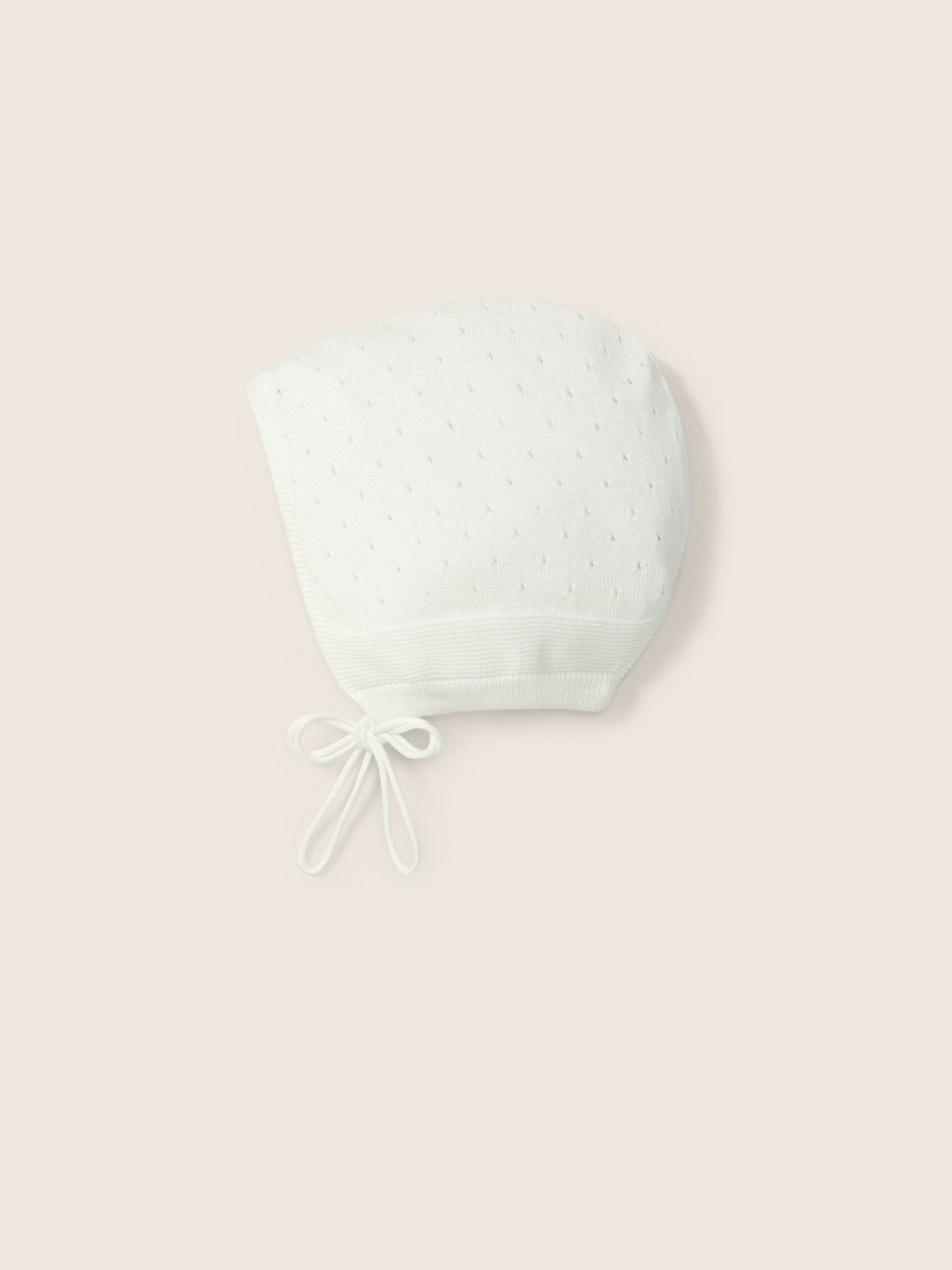 Bonnet tricoté en coton biologique