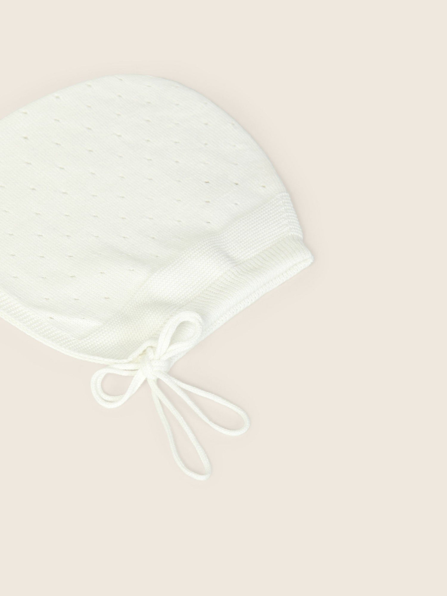 Bonnet tricoté en coton biologique