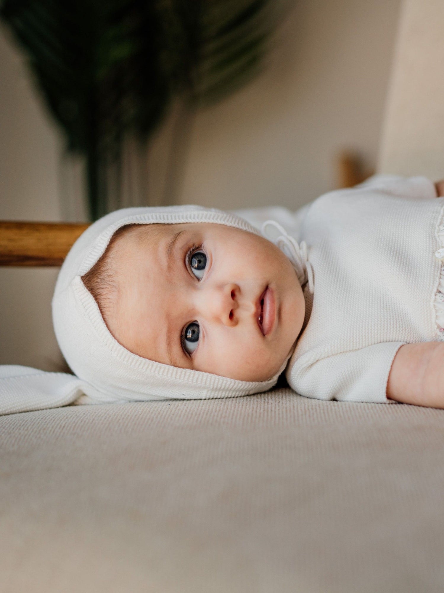 Bonnet tricoté en coton biologique