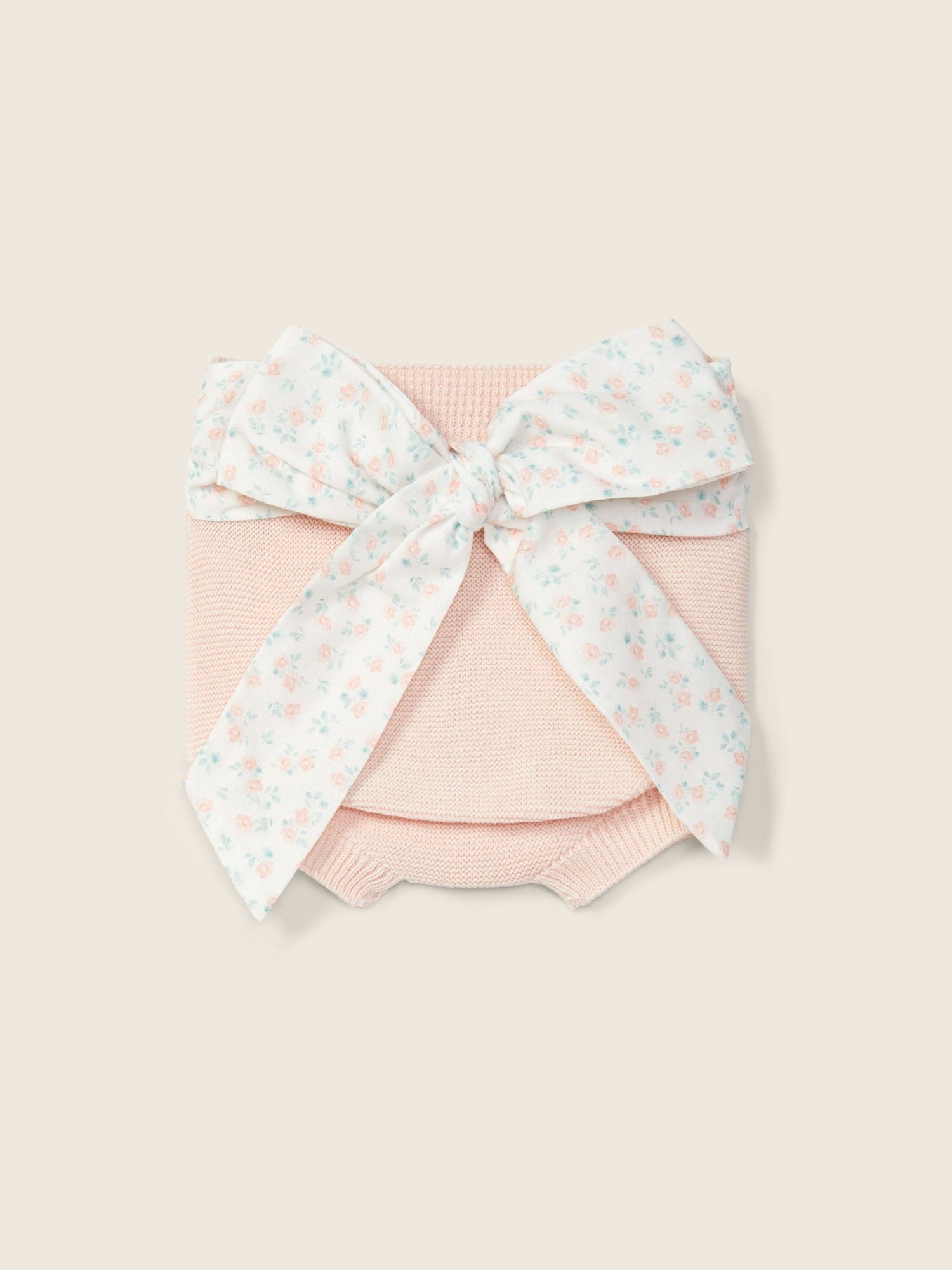 Bloomer avec nœud tricoté en coton biologique