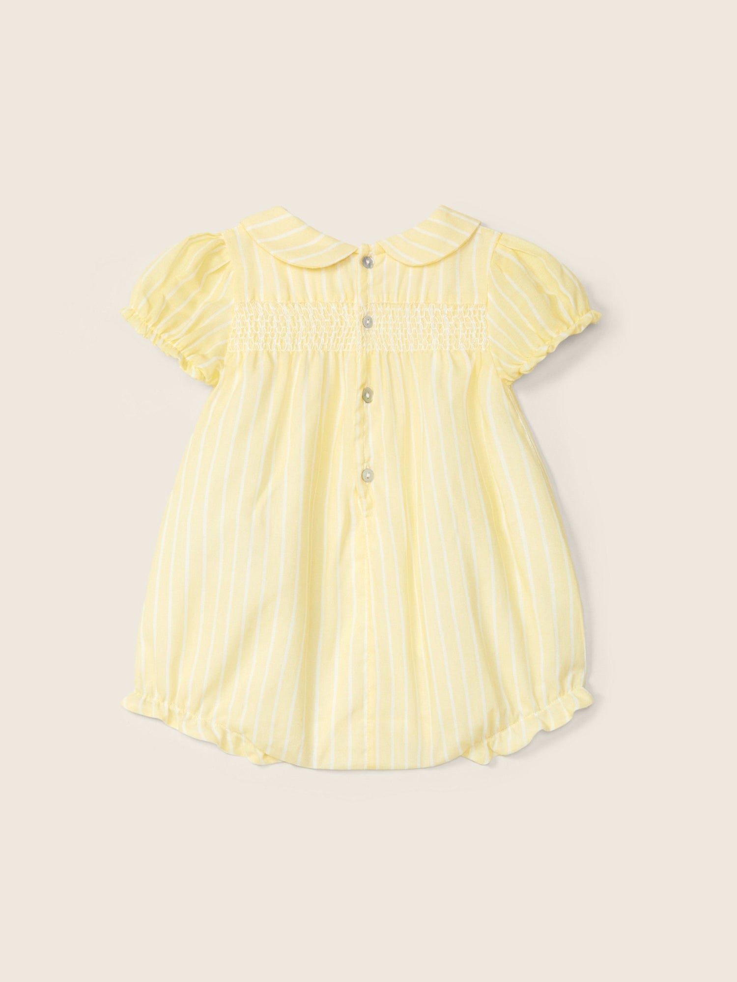 Combishort en coton à rayures