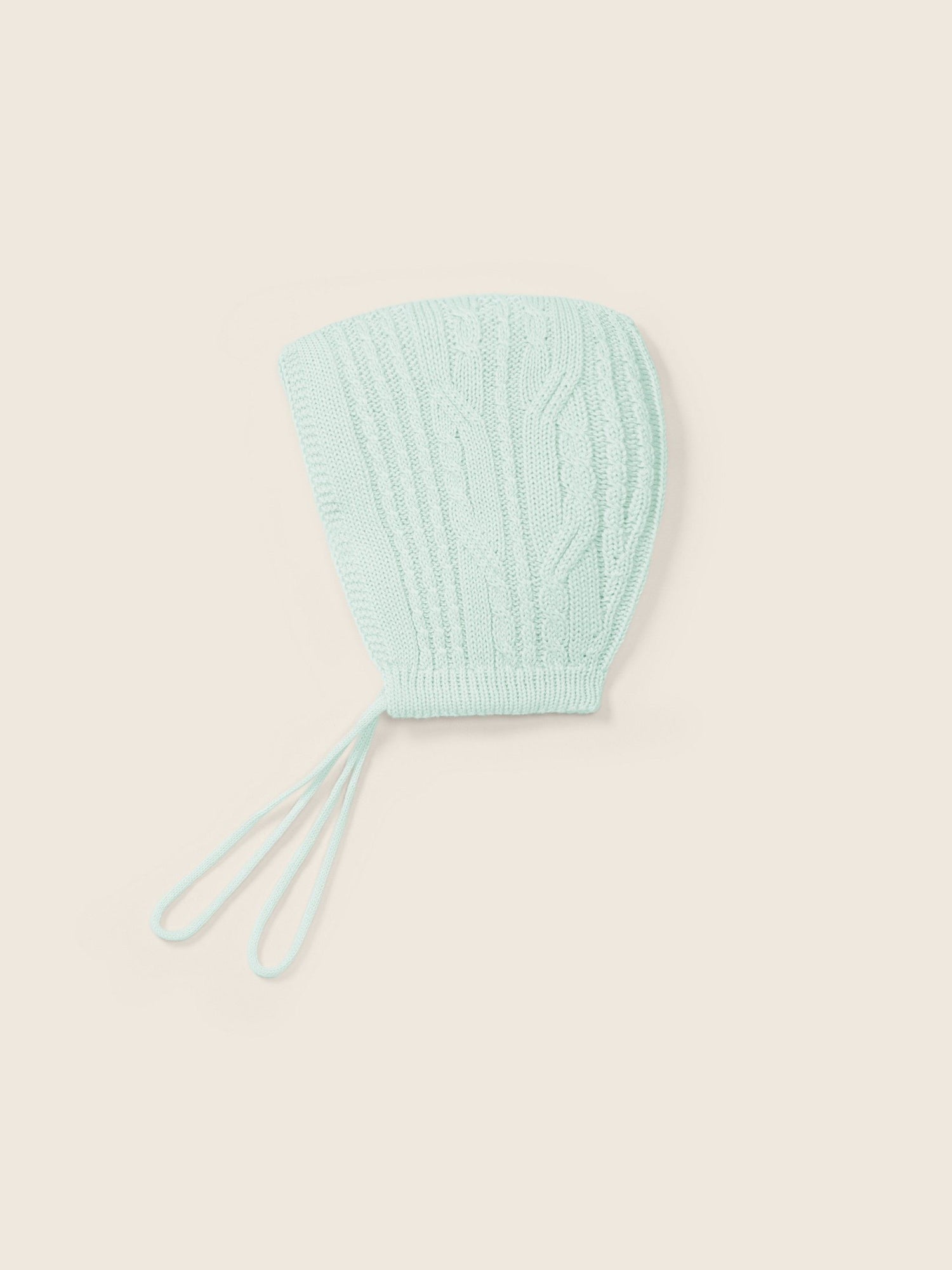 Bonnet tricoté en coton biologique
