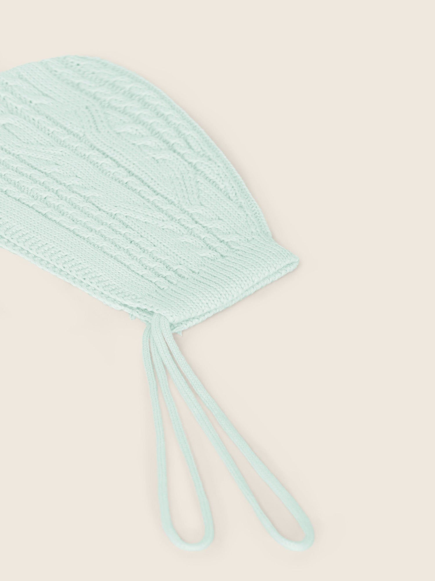 Bonnet tricoté en coton biologique