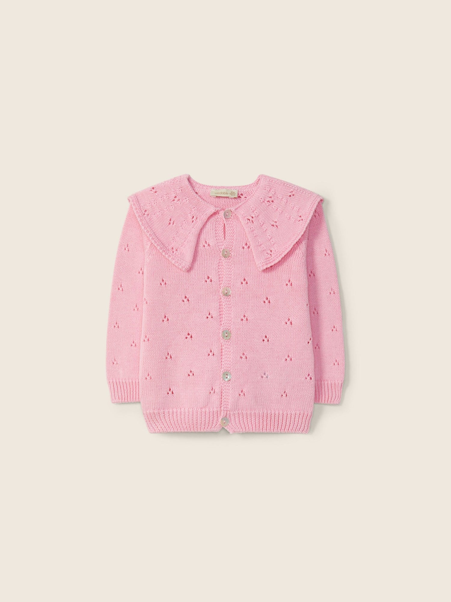 Gilet tricoté en coton biologique