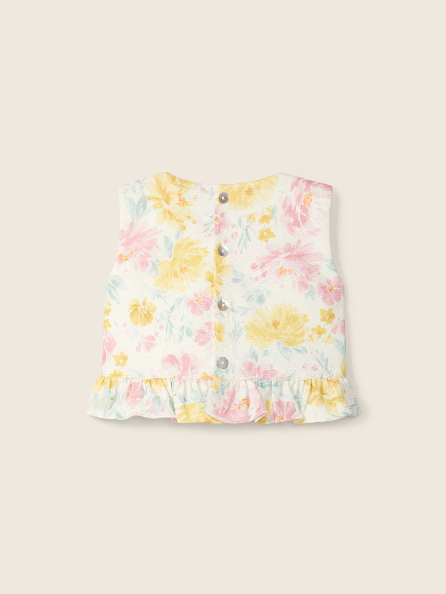 Blouse à fleurs aquarelle
