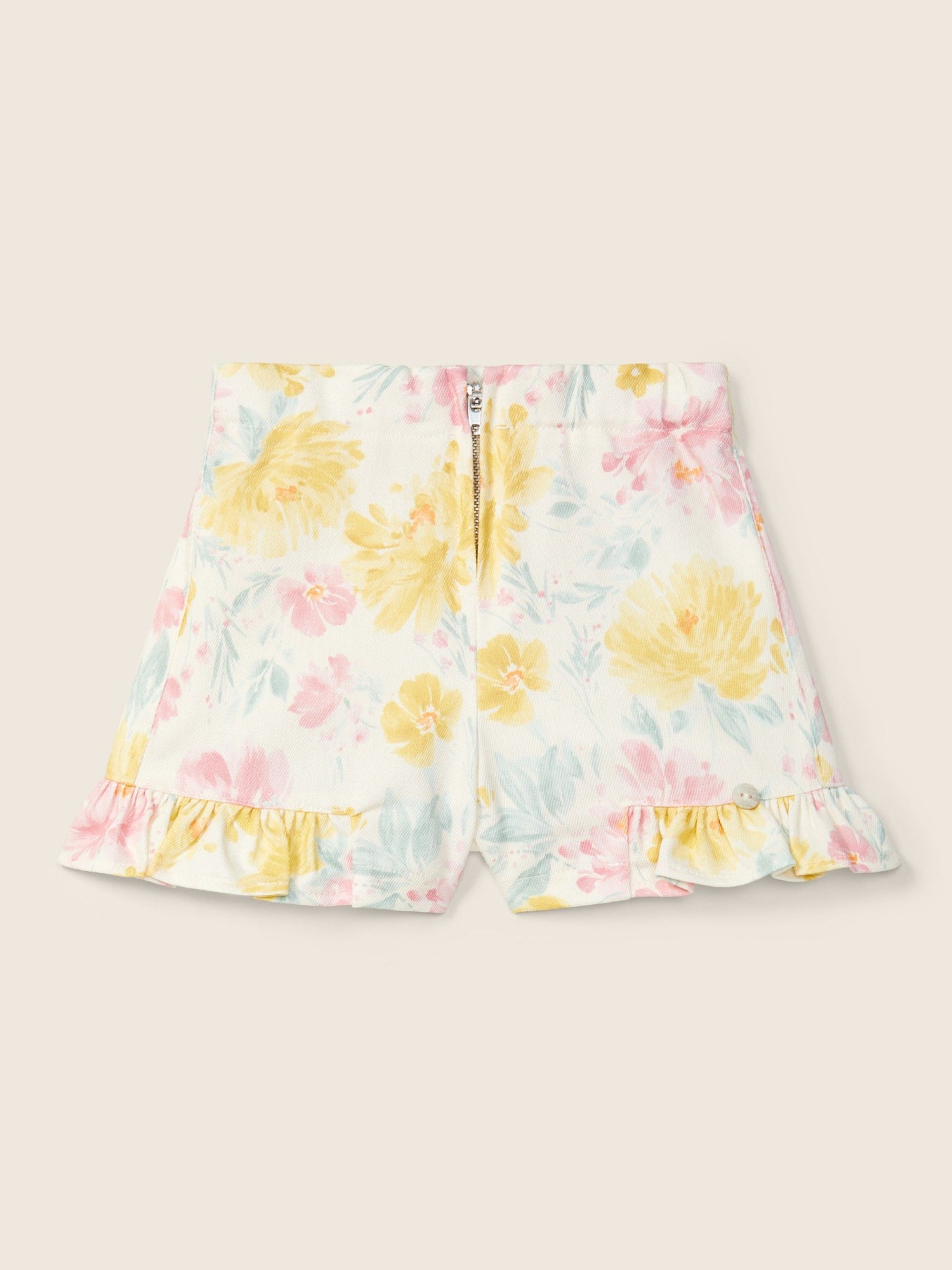 Short à fleurs aquarelle