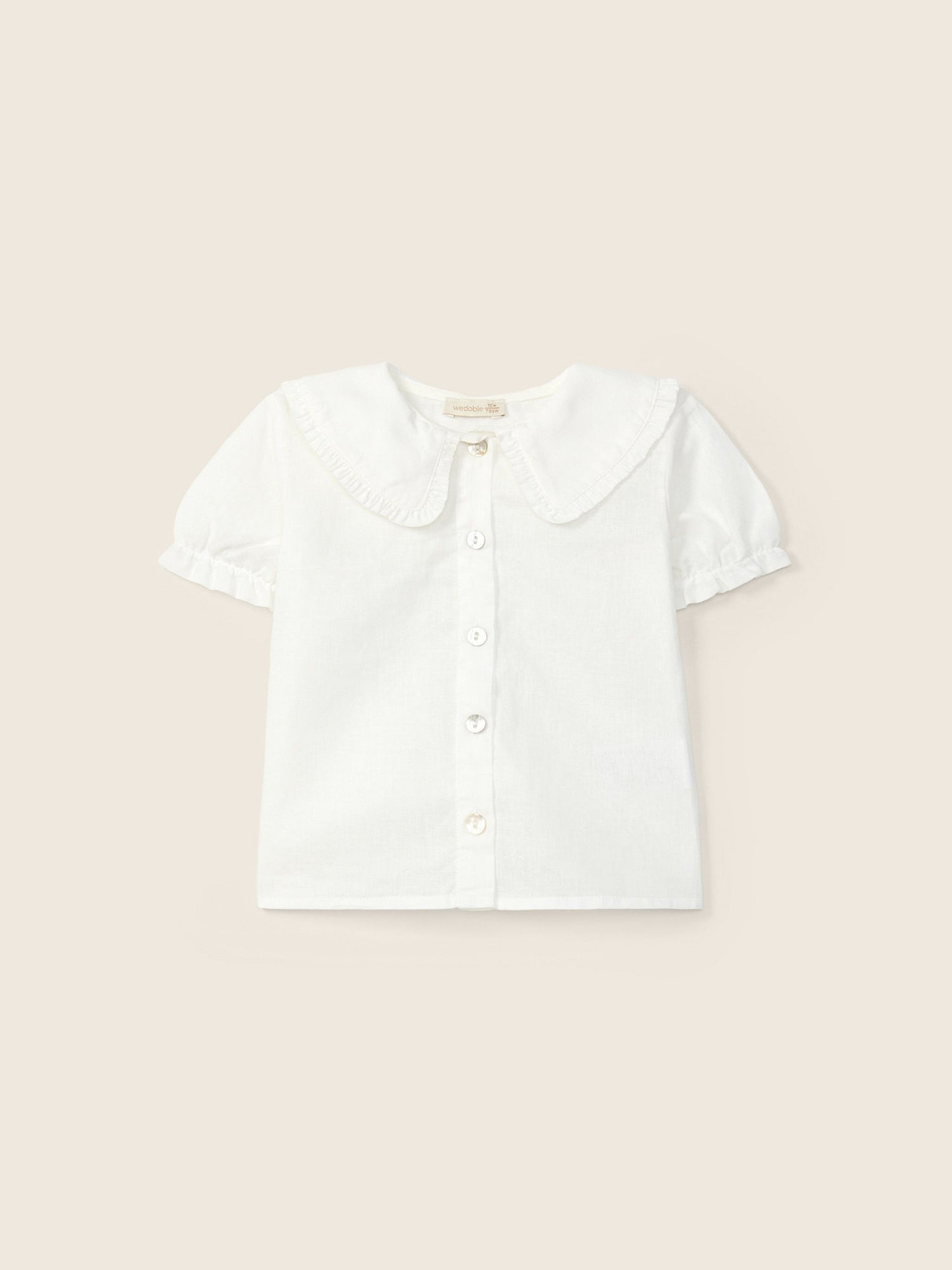 Blouse en lin et coton