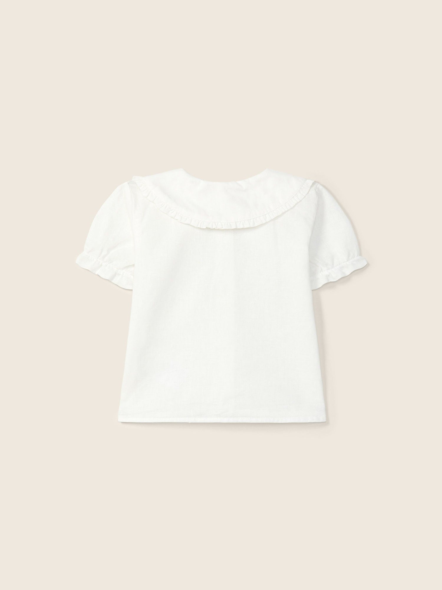 Blouse en lin et coton