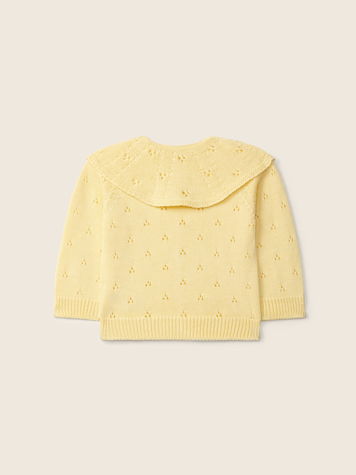 Gilet tricoté en coton biologique