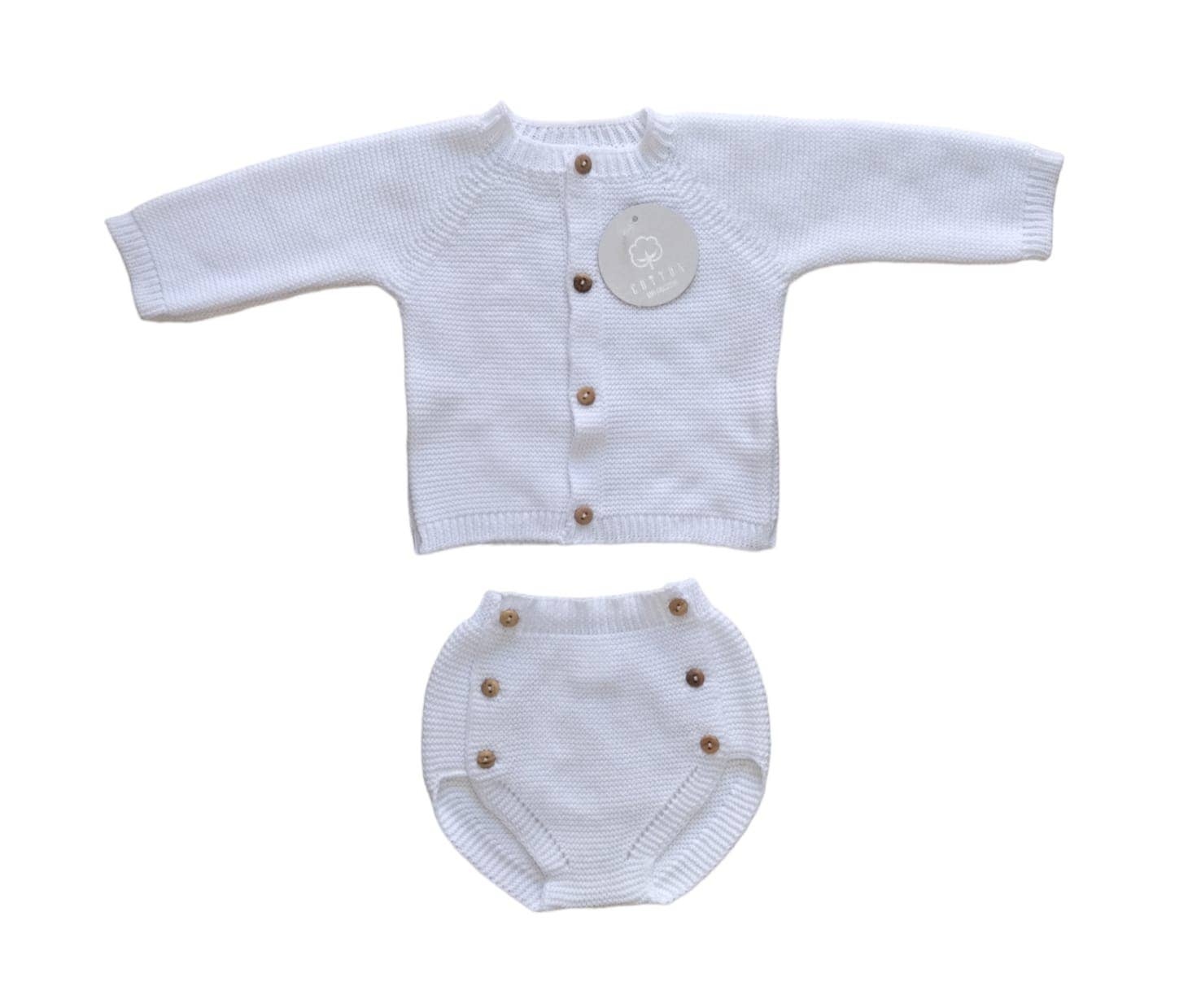 Ensemble en maille 100% coton