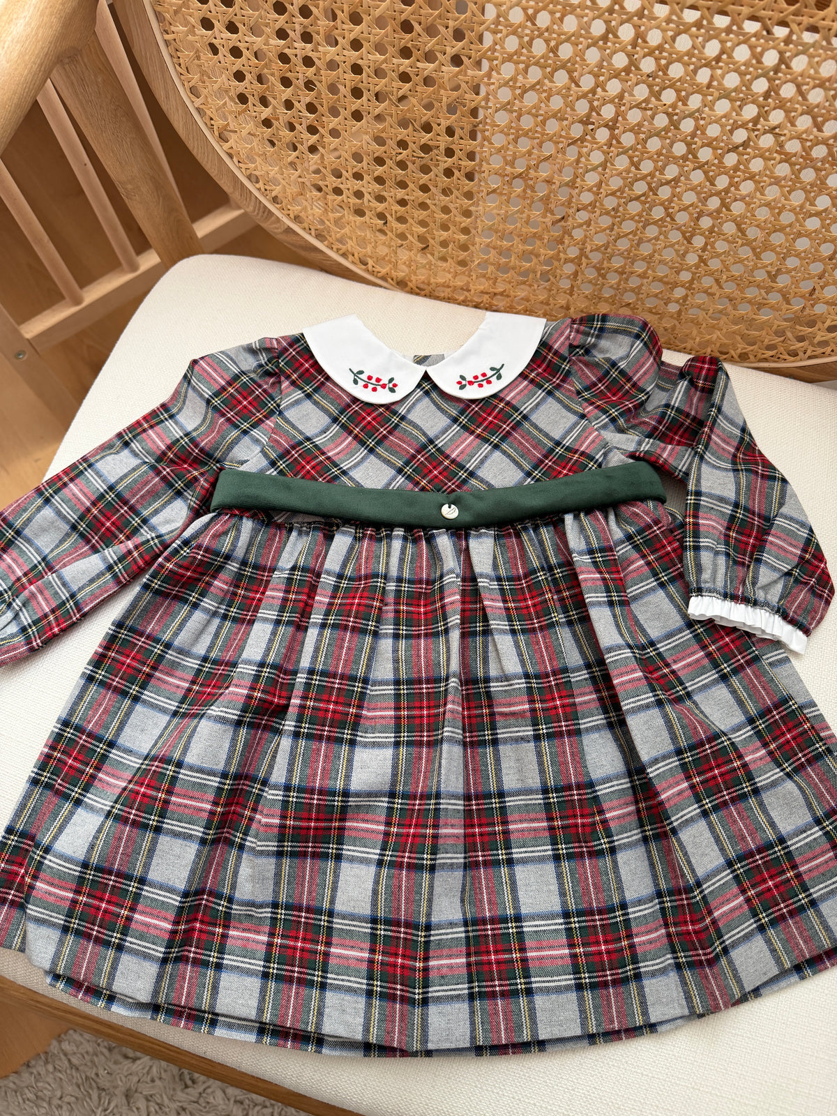 Robe de Noël à carreaux
