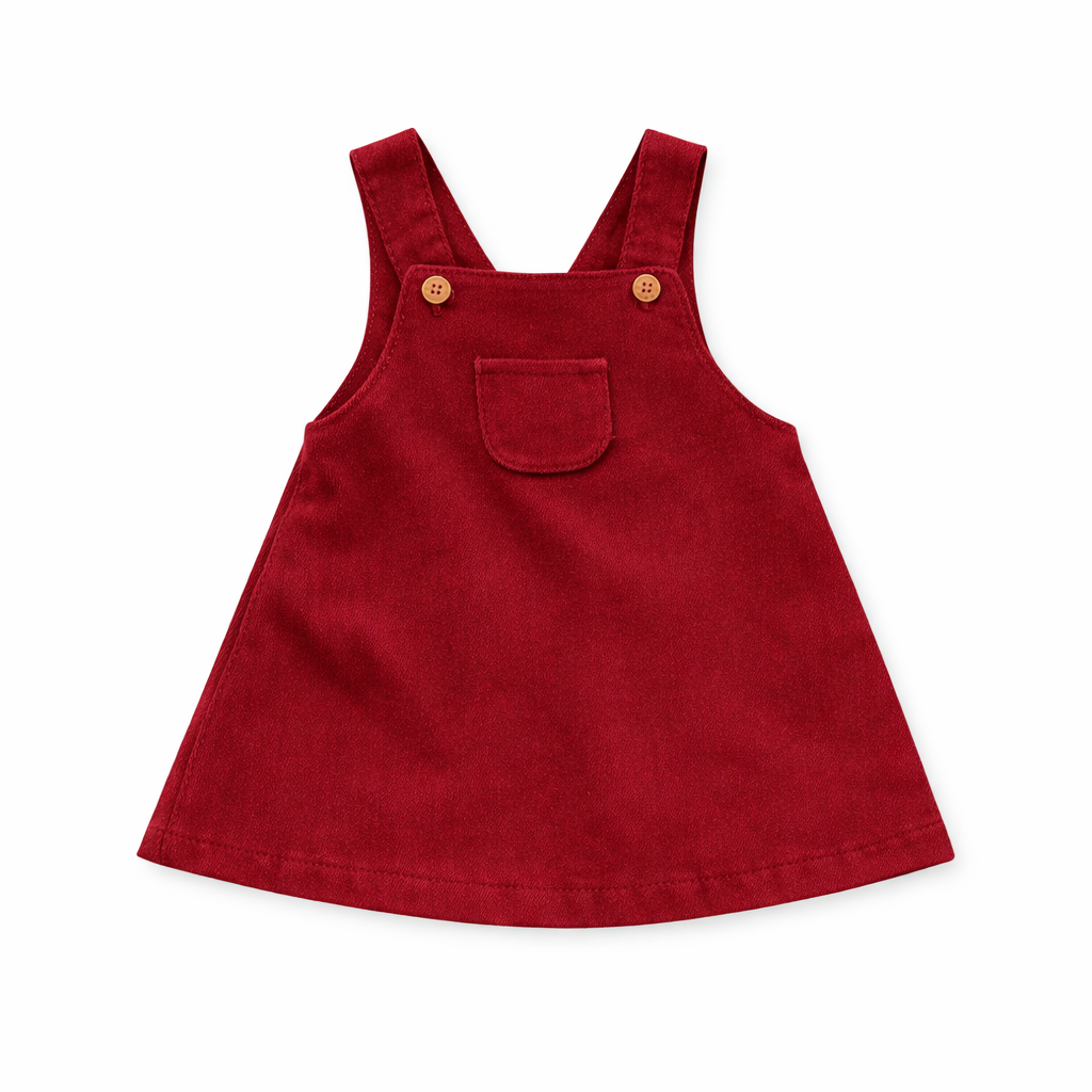 Robe en velours côtelé