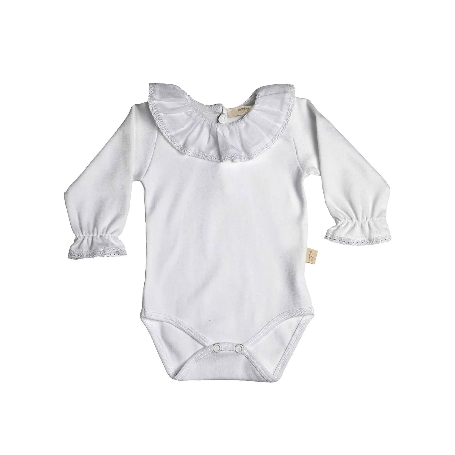 Body avec col et détail en broderie anglaise