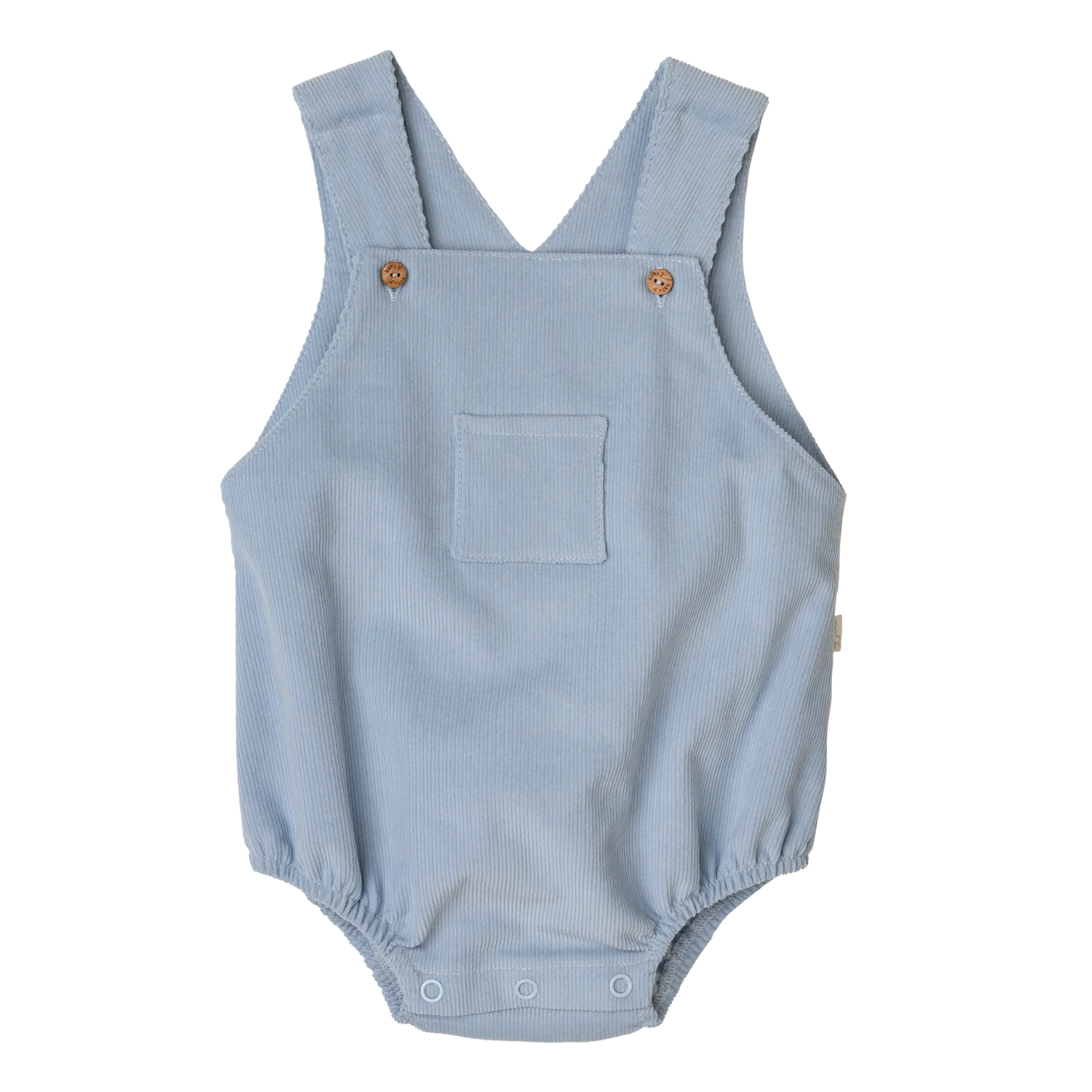 Salopette Baby Gi en velours côtelé  - bleu