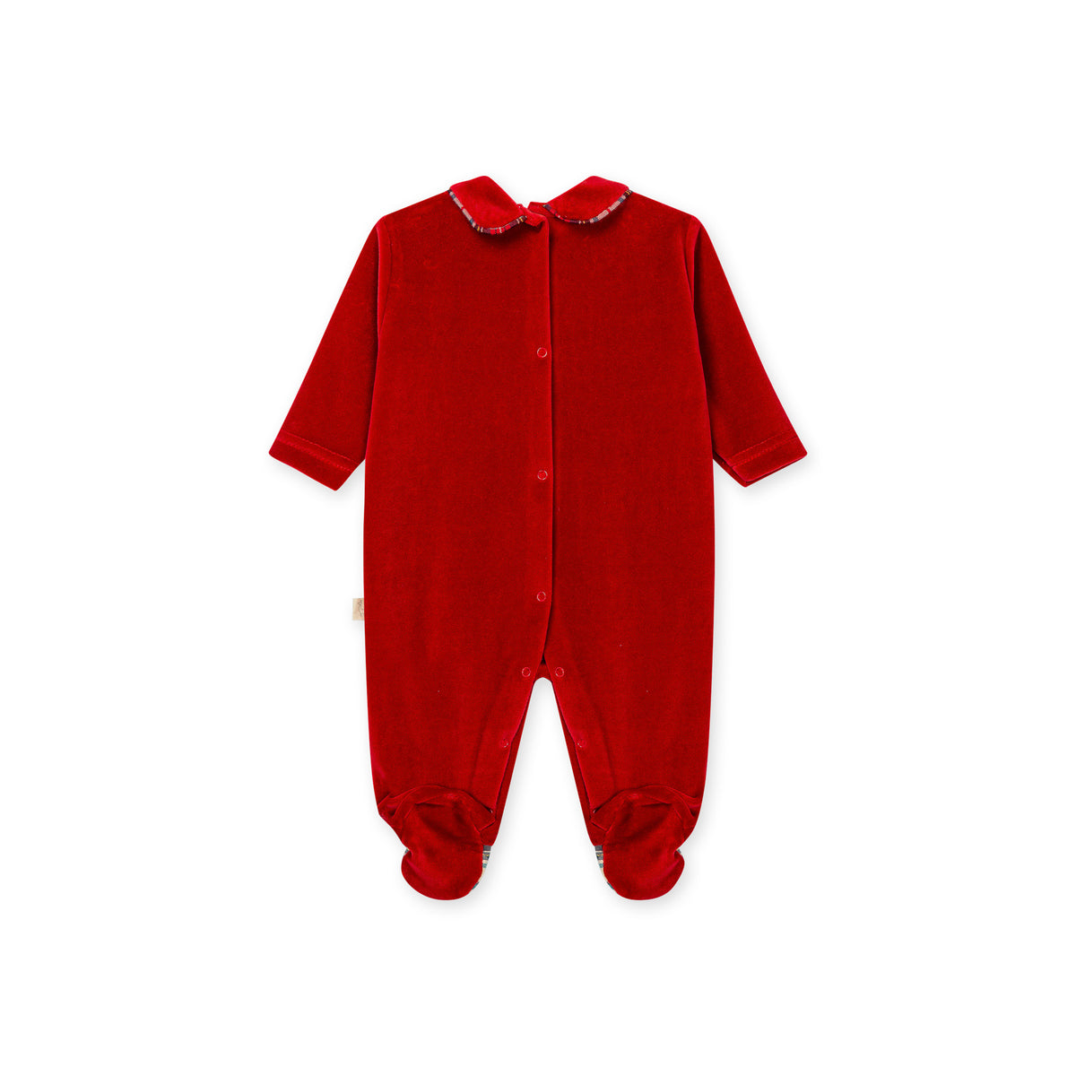 Dors-bien de Noël en velours rouge – Garçon