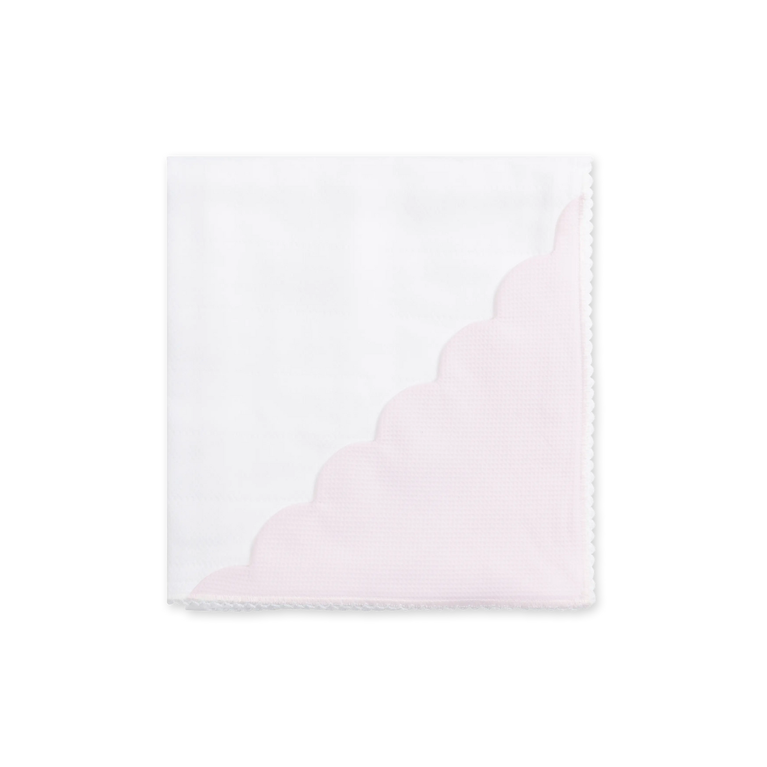 Lange en mousseline de coton avec finition piquée 67x67