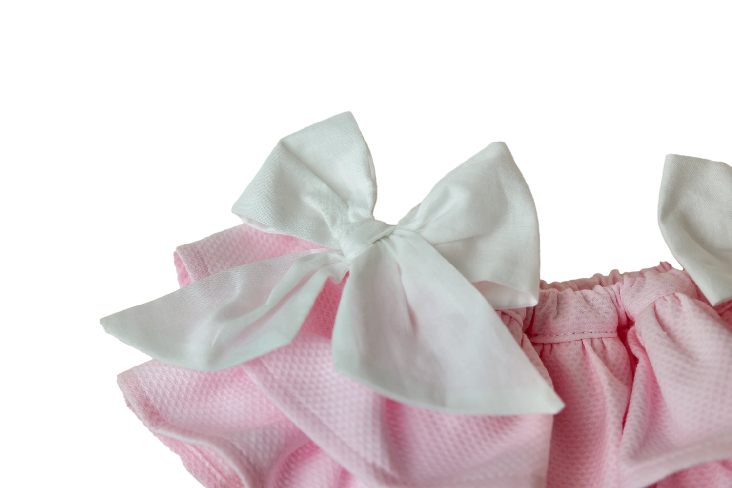 Bloomer en piqué avec nœuds