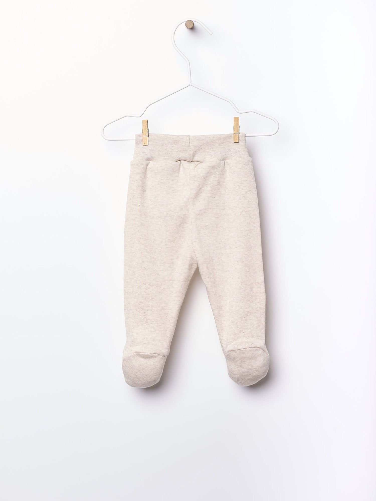 Pantalon avec pieds en coton