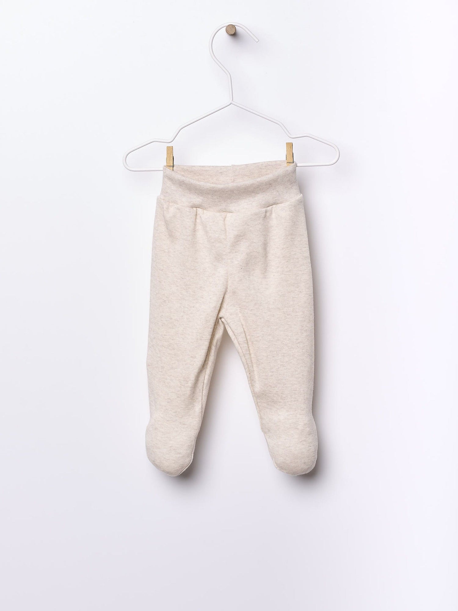 Pantalon avec pieds en coton