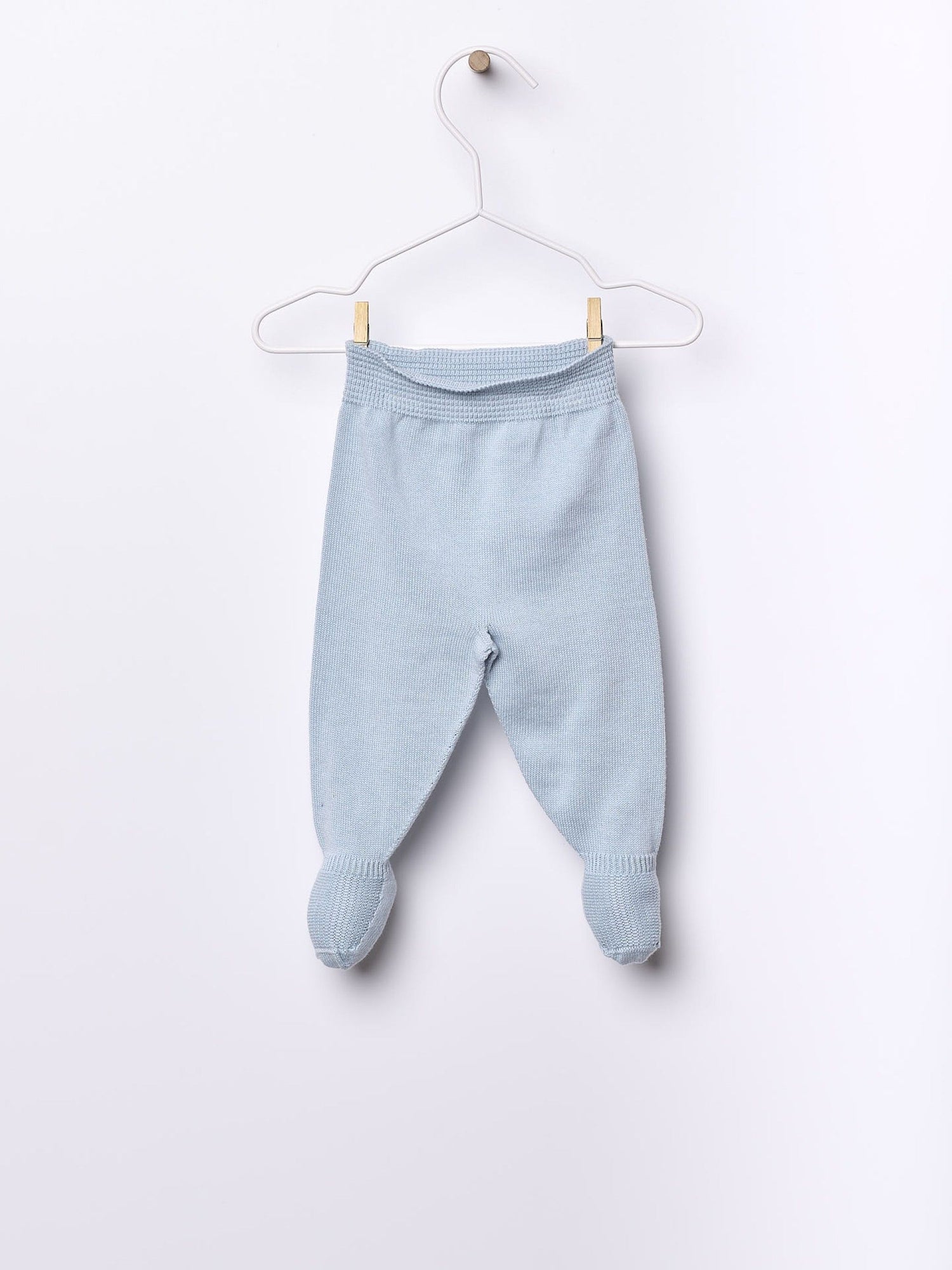 Pantalon avec pieds en coton biologique