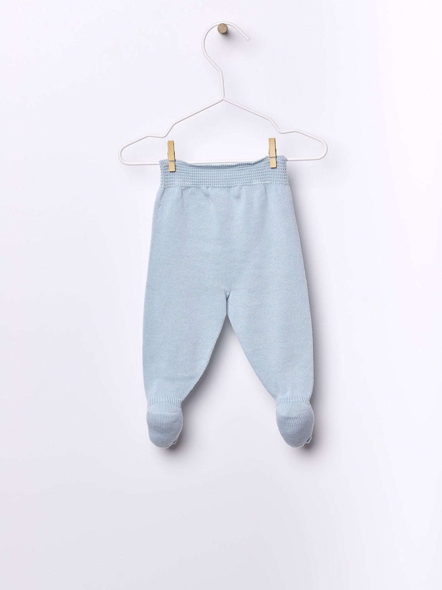 Pantalon avec pieds en coton biologique