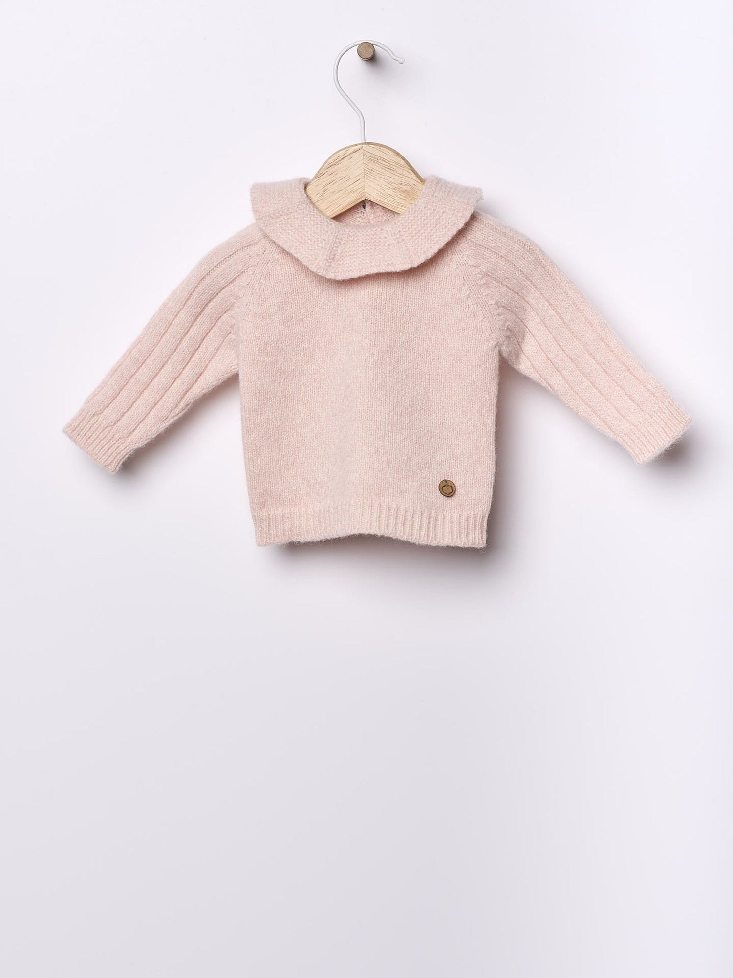 Pull tricoté en laine mérinos