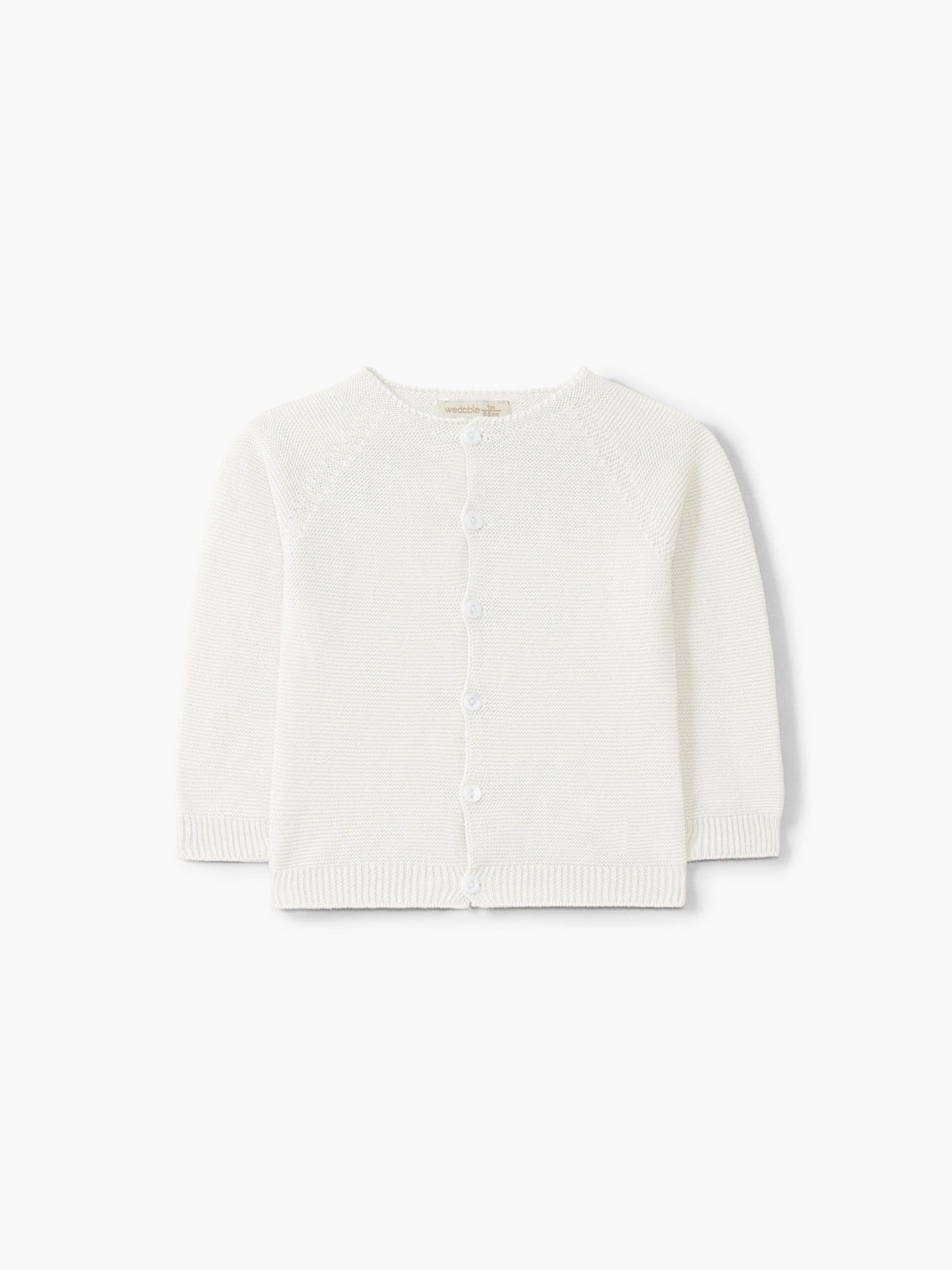 Gilet tricoté en coton biologique