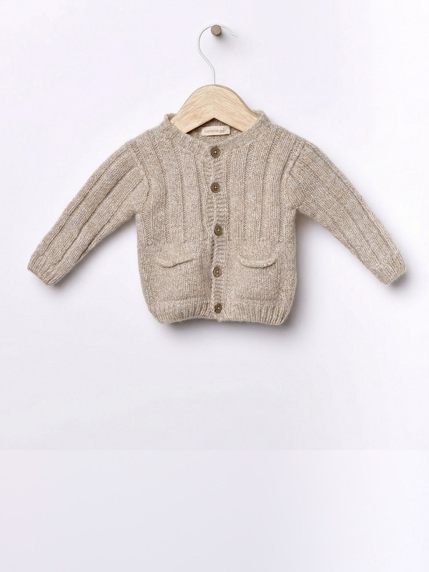 Gilet tricoté en laine mérinos